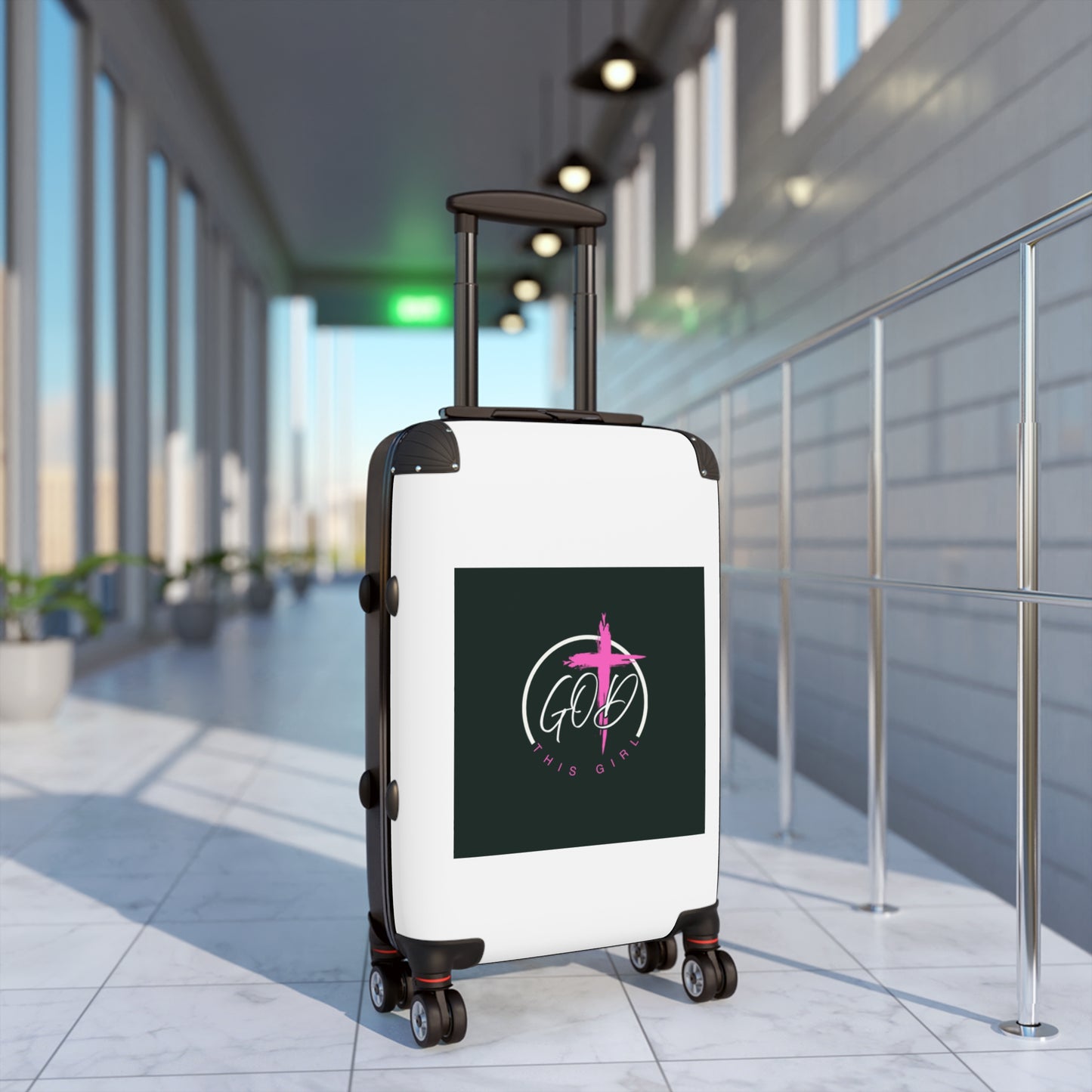 Stylish Travel Suitcase with Inspirational Design