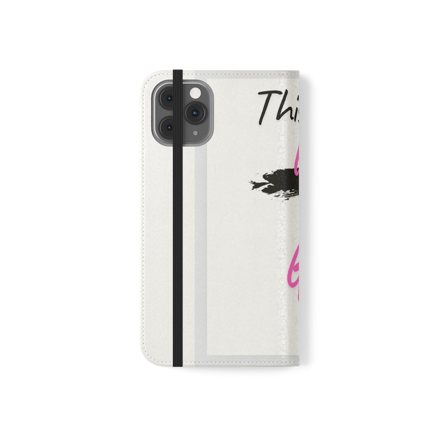 This Girl God Flip Case - Stylish Phone Wallet for Trendy Women