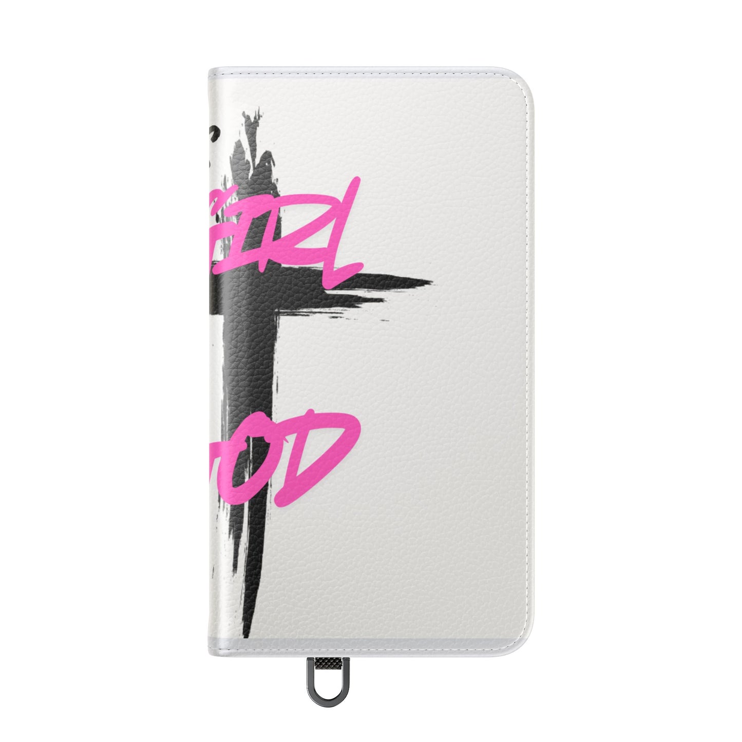 This Girl God Flip Case - Stylish Phone Wallet for Trendy Women