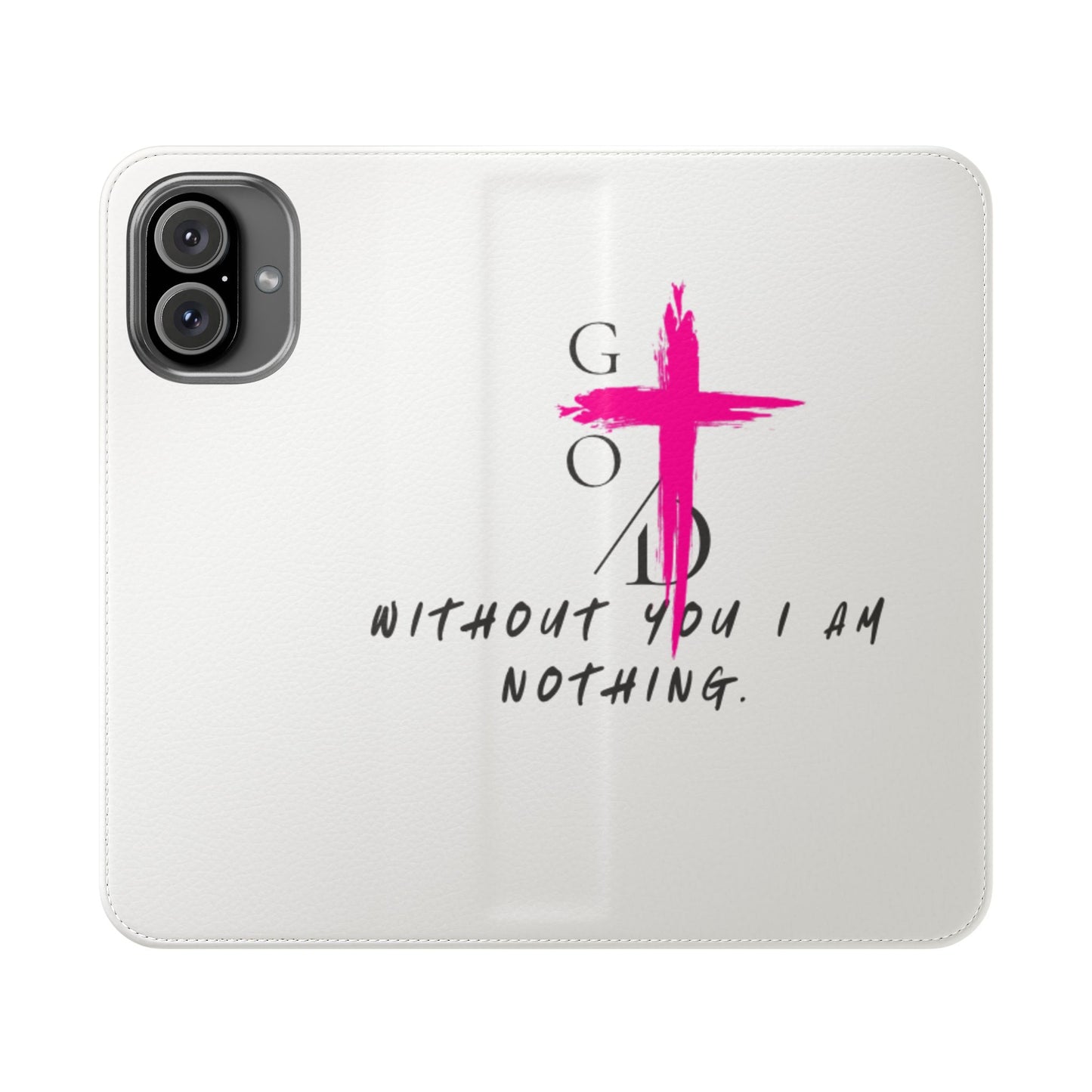 Faith-Inspired Flip Case with Christian Quote