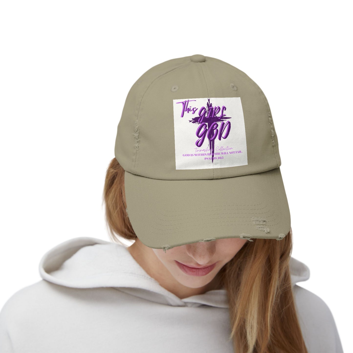 Copy of Copy of Faith-Inspired Distressed Unisex Cap