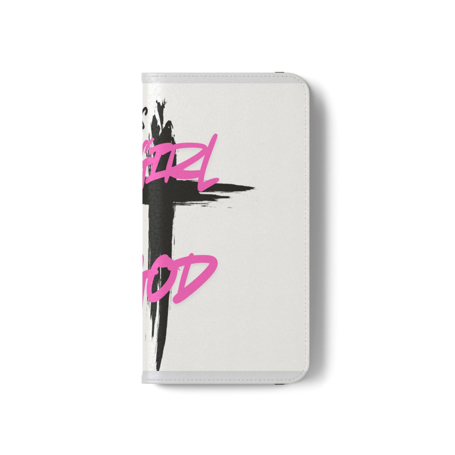 This Girl God Flip Case - Stylish Phone Wallet for Trendy Women
