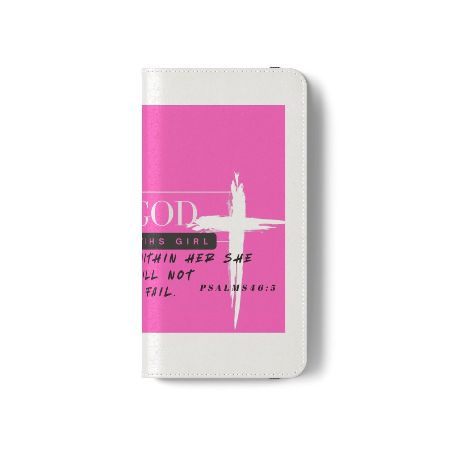 Faith-Inspired Flip Case - "God is Within Her" Psalm 46:5