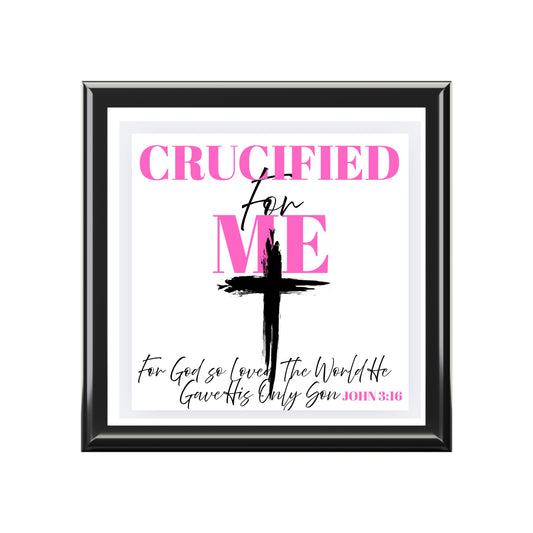 Faith-Inspired Jewelry Box with Inspirational Design