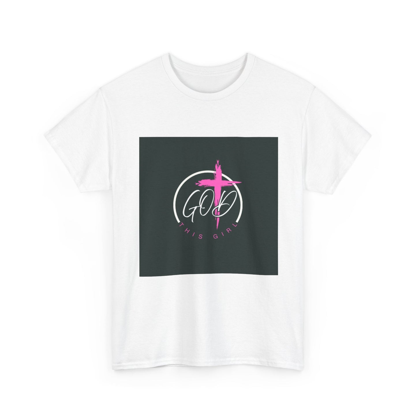 Faith-Inspired Unisex Heavy Cotton Tee - God is Good Design