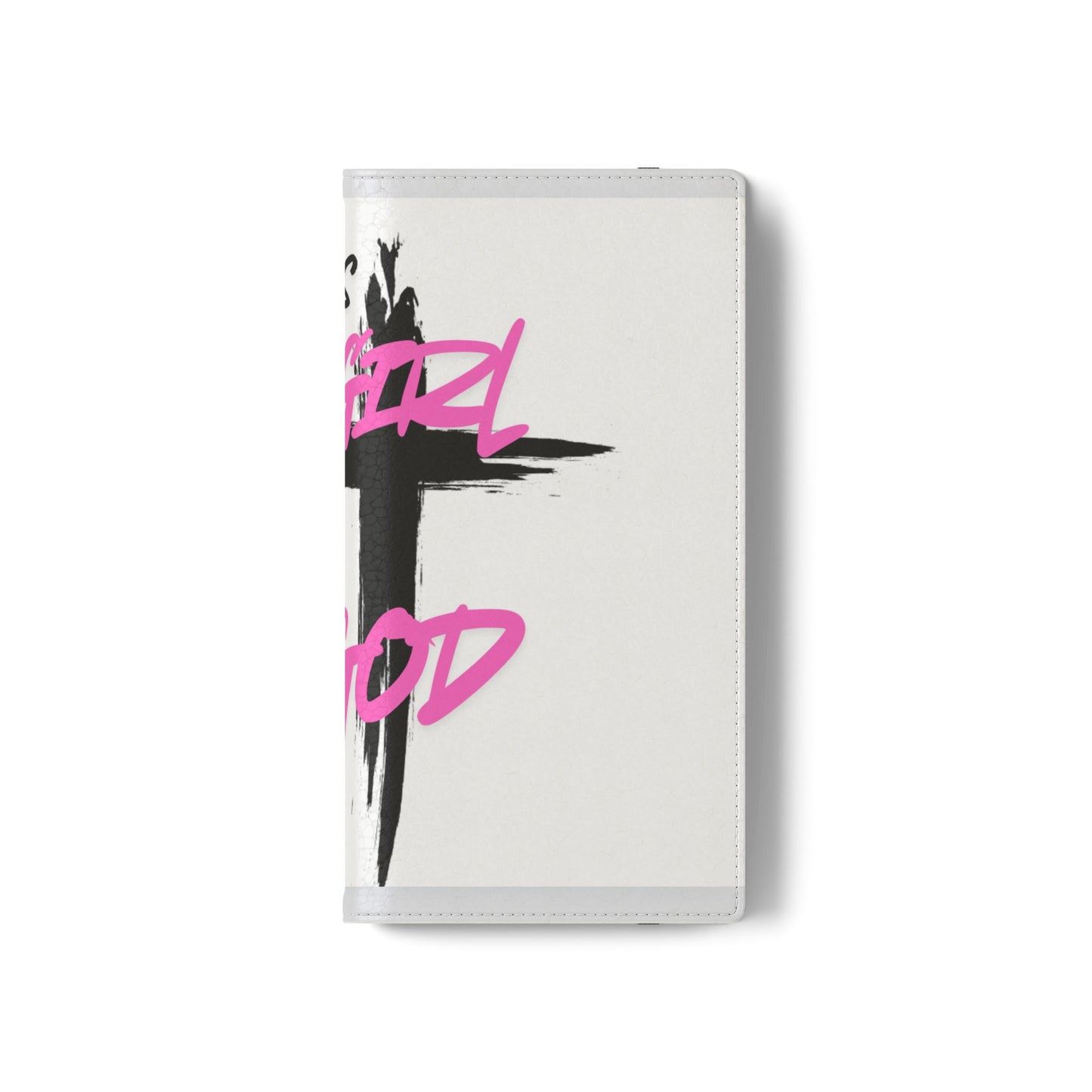 This Girl God Flip Case - Stylish Phone Wallet for Trendy Women