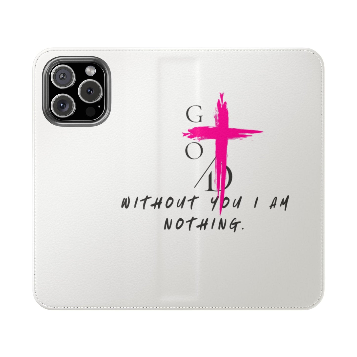 Faith-Inspired Flip Case with Christian Quote