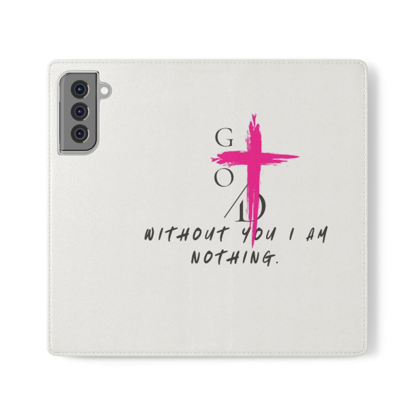 Faith-Inspired Flip Case with Christian Quote
